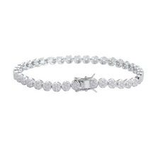Load image into Gallery viewer, Honeycomb CZ Tennis Bracelet