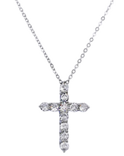 Load image into Gallery viewer, Dainty Cross Necklace.