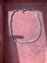 Load image into Gallery viewer, Floral tennis necklace
