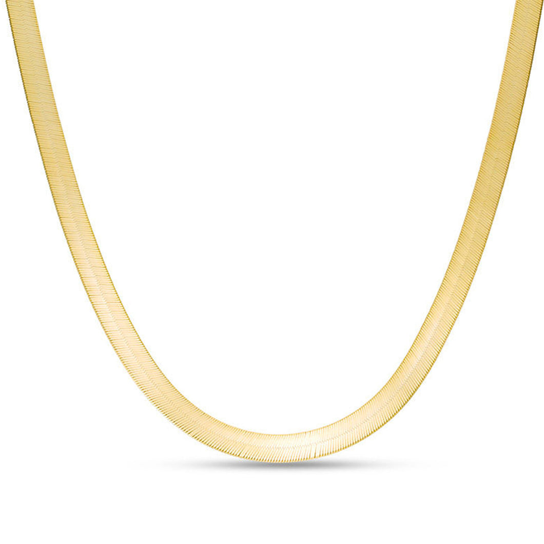 Sleek Herringbone Necklace