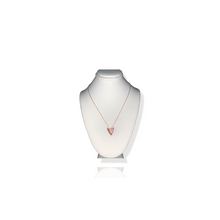 Load image into Gallery viewer, Rosegold pavé heart
